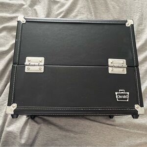 Makeup organizer train case